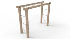 Core robiniastativ m/armgang L280 x B90 x H210 cm