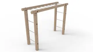 Core robiniastativ m/armgang L280 x B90 x H210 cm