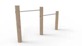 Core dobbelt kollbøttestativ L250 x B20 x H160 cm