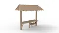 Core robinia utekjøkken L240 x B190 x H240 cm