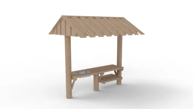 Core robinia utekjøkken L240 x B190 x H240 cm 