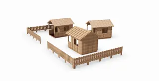 Bulderby L1210 x B770 x H170 cm