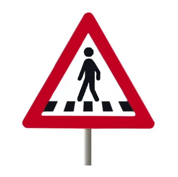 Trafikkskilt fotgjengerovergang 