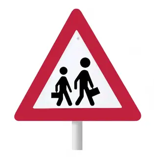Trafikkskilt Barn i veien