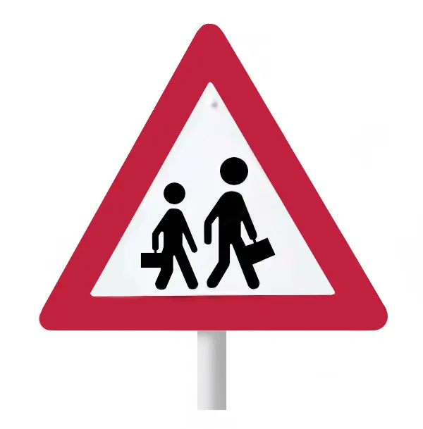 Trafikkskilt Barn i veien 