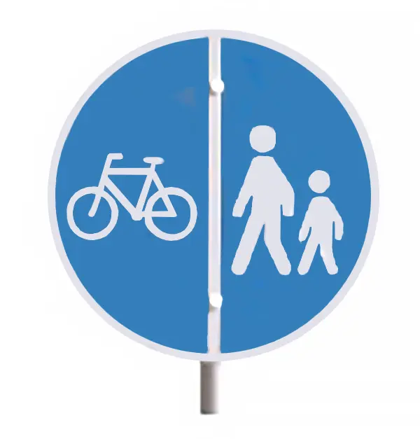 Trafikkskilt Sykkel/ gangsti 