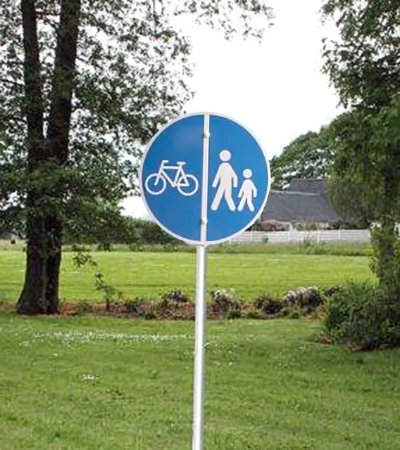 Trafikkskilt Sykkel/ gangsti 