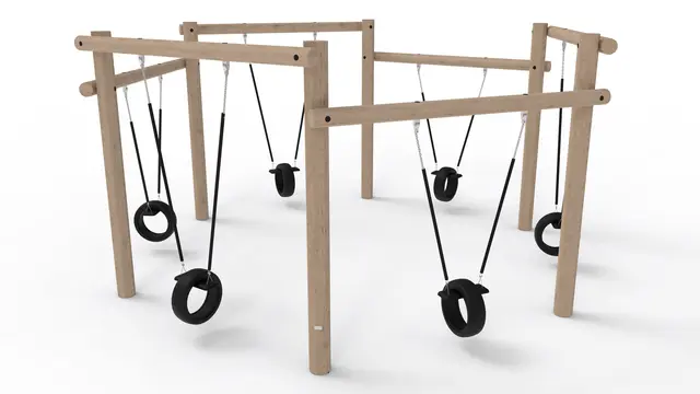 Core robinia 6-kant huske ink.seter 