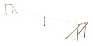 Core robinia taubane 30 m L3000 x B400 x H300 cm