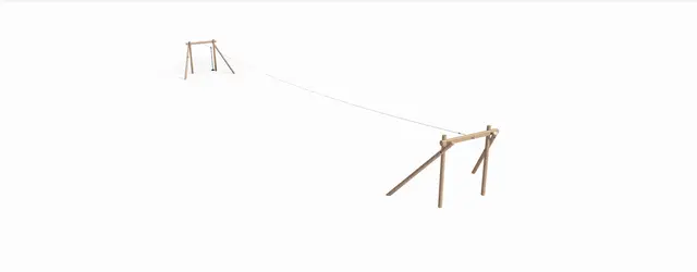 Core robinia taubane L4000 x B400 x H300 cm 