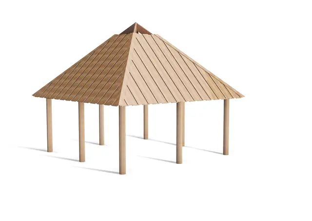 Bålhus 20 S3 L450 x B450 x H420 cm 