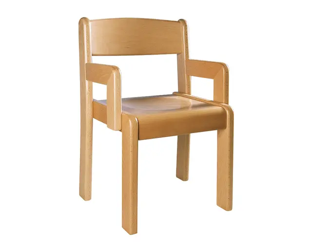 Marius stol med armlener bøk H26 cm 