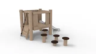 Core gimle leketårn L270 x B270 x H140 cm