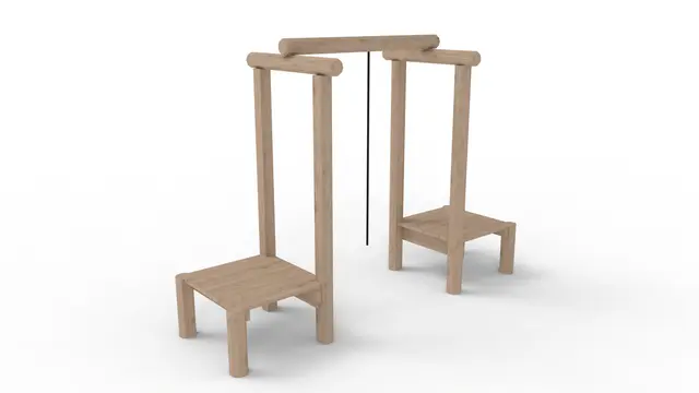 Core slengtau med plattformer L356 x B115 x H327 cm 