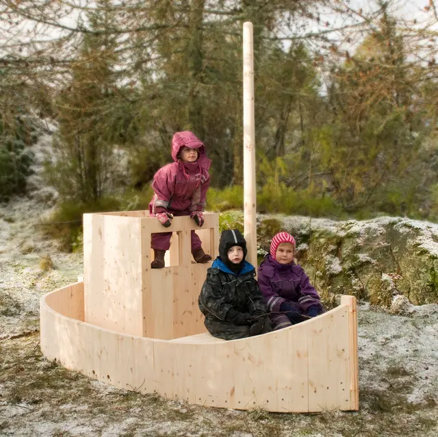 Fiskeskøyte L300 x B140 x H60 cm 