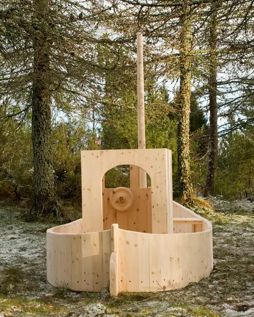 Fiskeskøyte L300 x B140 x H60 cm 