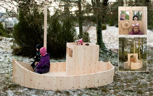 Fiskeskøyte L300 x B140 x H60 cm 