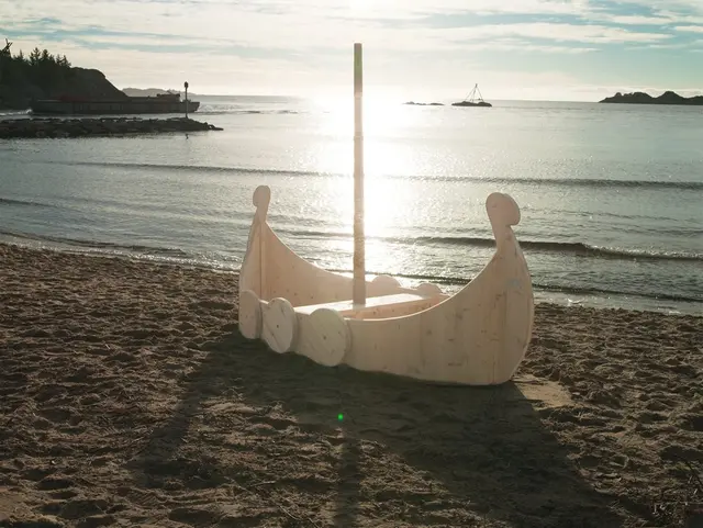 Vikingskip S L300 x B150 x H30/115/210 cm 