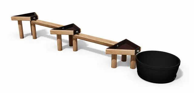 Core vannlek med trekantkar L330 x B70 x H50 cm 