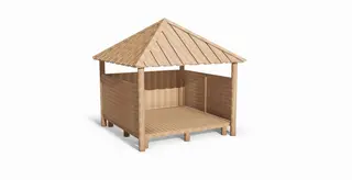 Core gapahuk/Scene 300 x 300 x 350 cm