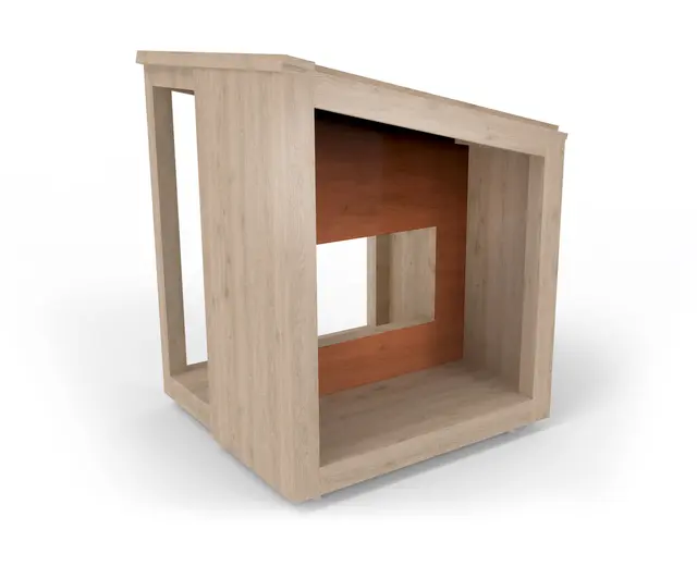 Lekehus 2-delt L139 x B132 x H166 cm 