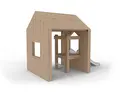 Lekehus med sklie L289 x B165 x H211 cm
