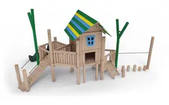 Robinia klatrehus L750 x B260 x H375cm