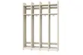 Trigonor garderobe 4 rom uten benk B120 x D25 x H150 cm