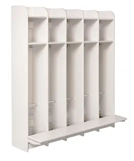 Trigonor garderobe med benk 30 cm pr. rom