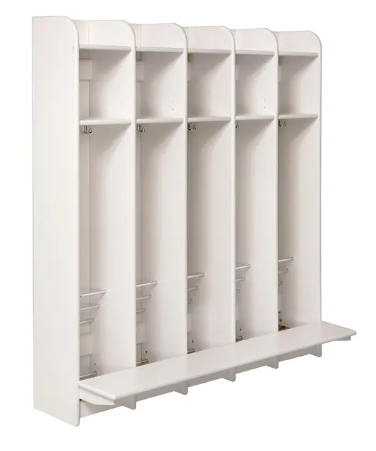 Trigonor garderobe 1 rom med benk B30 x D25/45 x H150 cm 