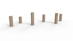 Trigonor Basic balansestolper L210 x B40 x H45 cm