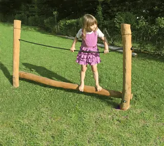 Trigonor Basic balansebom med tau L205 x B28 x H130 cm