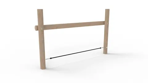 Trigonor Basic balansegang med vange L205 x B30 x H130 cm