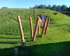 Trigonor Basic stylter og hoppestolper L210 x B80 x H130 cm