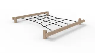 Trigonor Basic vannrett klatrenett L240 x B210 x H25 cm