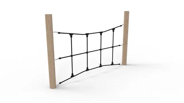 Trigonor Basic loddrett klatrenett L210 x B11 x H130 cm 