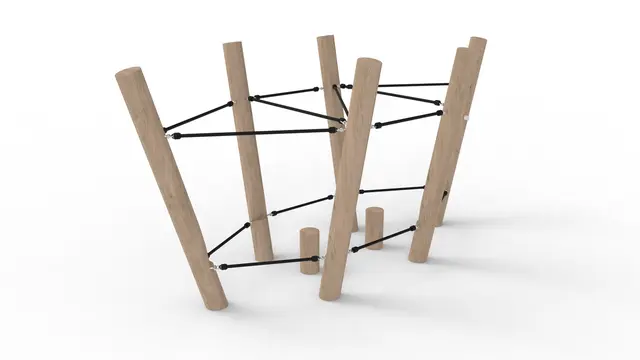 Trigonor Basic klatrelek L260 x B125 x H130 cm 