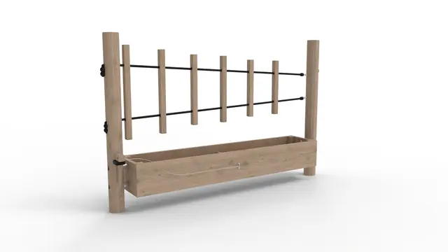 Basic klangstaver i robinia L210 x B36 x H130 cm 