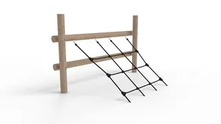 Trigonor Basic skrått klatrenett 1 L210 x B130 x H130 cm