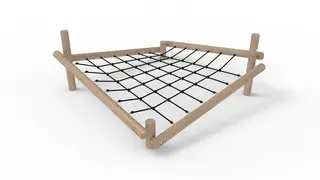 Trigonor Basic vridd klatrenett L230 x B230 x H95 cm