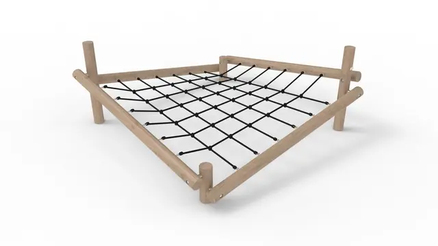 Trigonor Basic vridd klatrenett L230 x B230 x H95 cm 