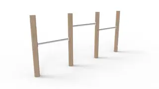 Trigonor Basic trippelt kolbøttestativ L270 x H130 cm