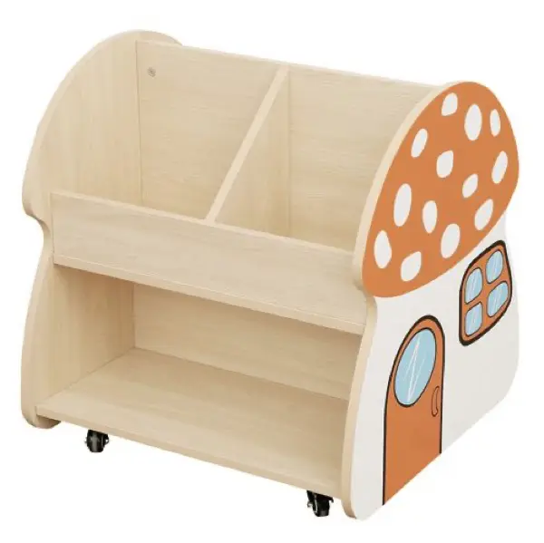 Sopphuset bokvogn B60 x D58 x H61 cm 