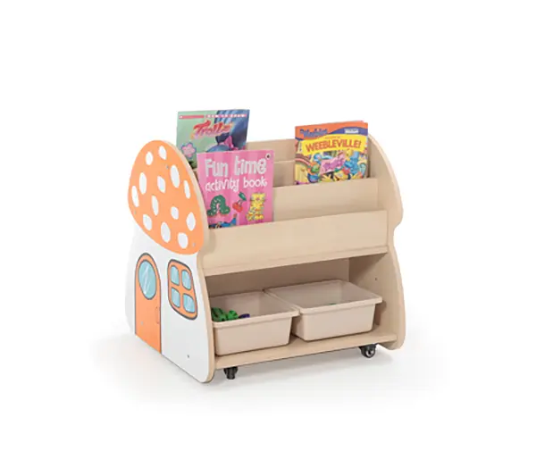 Sopphuset bokvogn B60 x D58 x H61 cm 