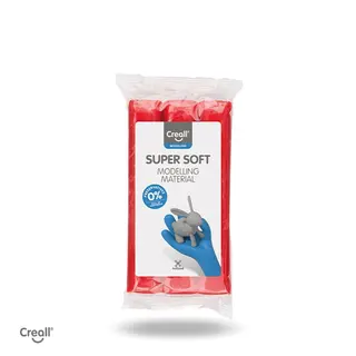 Creall Supersoft rød 500 g