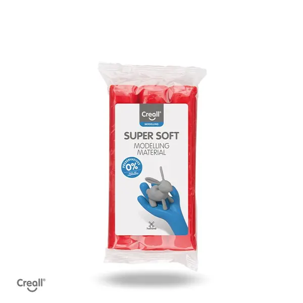 Creall Supersoft rød 500 g 