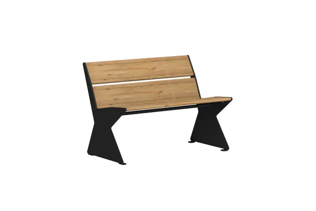 Tuva Rest benk med rygg B103 x H45 cm 