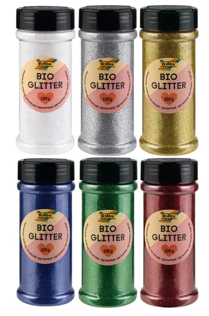 Bioglitter julemix 6 x 100 g 