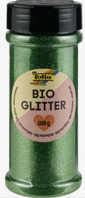 Bioglitter grønn 100 g 