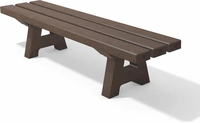 Canetti barnebenk brun B150 x D34 x H34 cm 